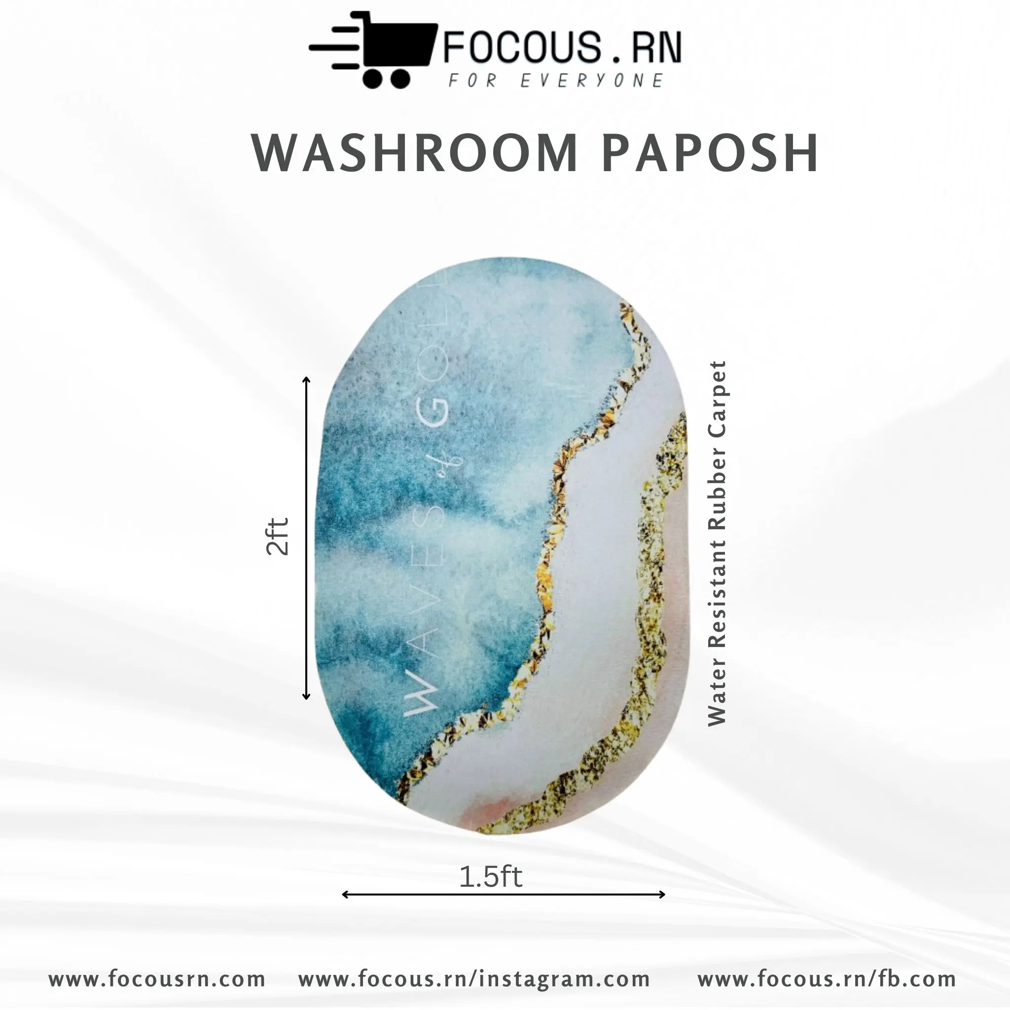 Water-Resistant Washroom Paposh